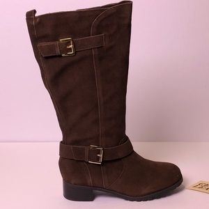 New Hot In Hollywood Brw Suede Moro Riding Boots,7